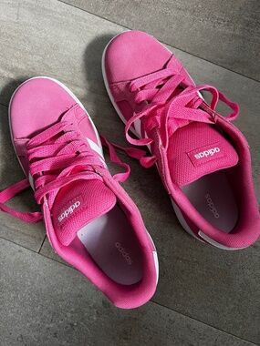 Hot Pink Adidas Sneakers